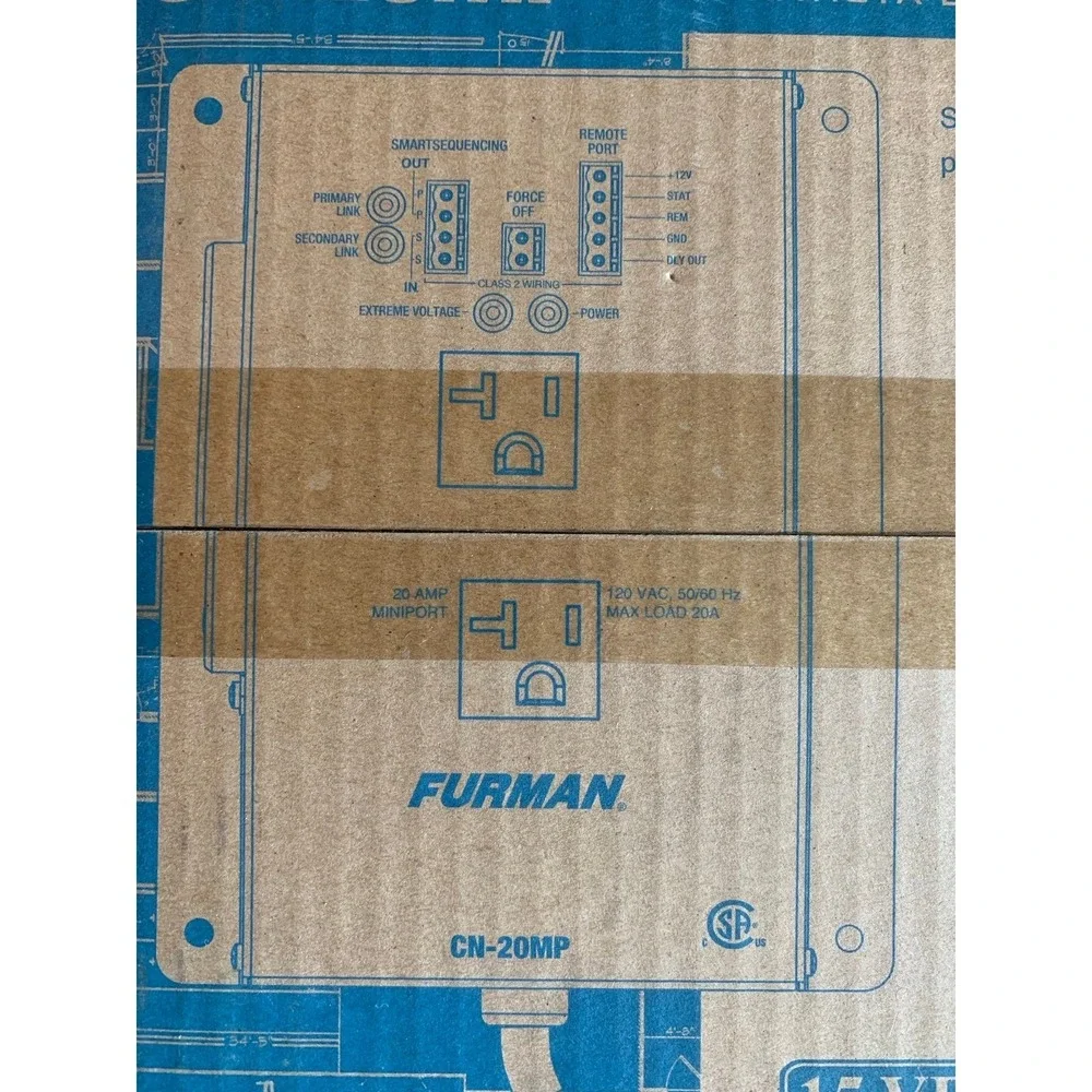 Furman CN-20MP Contractor Series Smart Sequencer Power Conditioner NIB
